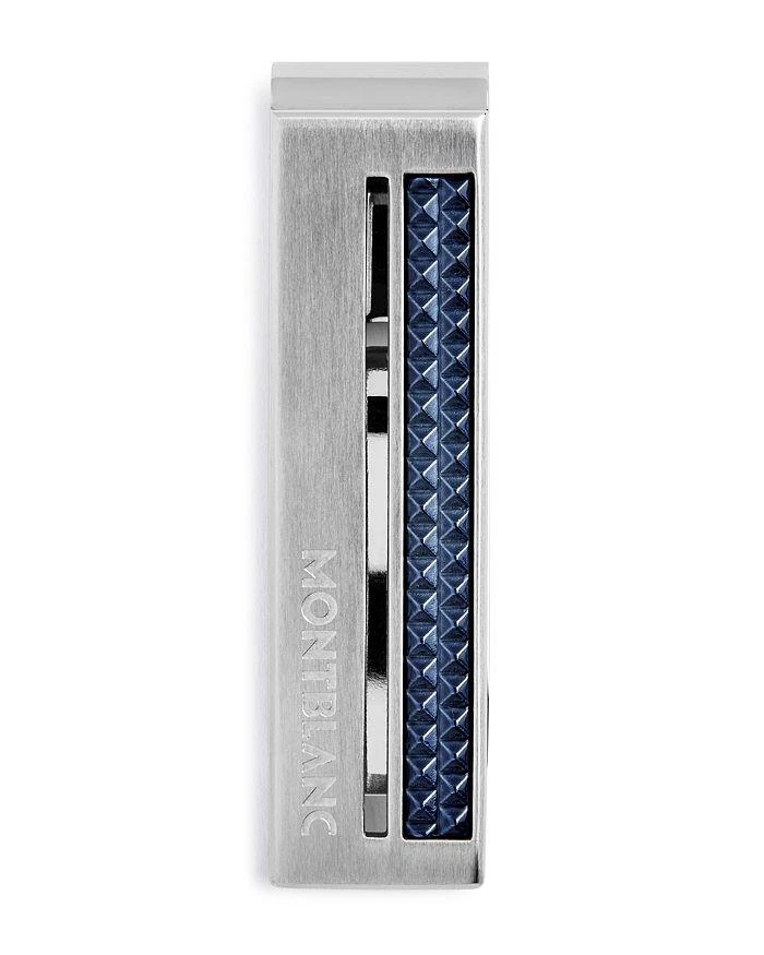 商品MontBlanc|Men's Stainless Steel Stud Inlay Money Clip,价格¥2207,第2张图片详细描述