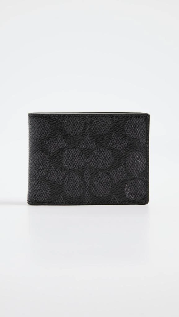 商品Coach|Coach New York Box Program Double Billfold and Money Clip,价格¥783,第2张图片详细描述