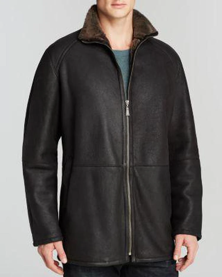 商品Maximilian|Maximilian Men's Shearling Coat ,价格¥13576,第1张图片