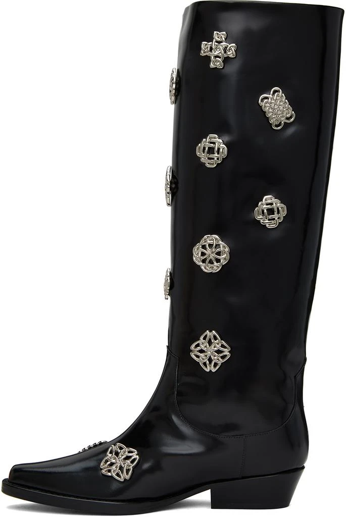 商品Toga Pulla|SSENSE Exclusive Black Tall Boots,价格¥4518,第3张图片详细描述
