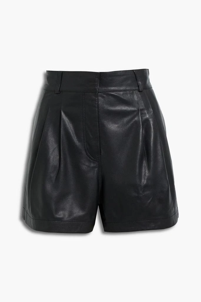 商品FRAME|Pleated leather shorts,价格¥1989,第3张图片详细描述