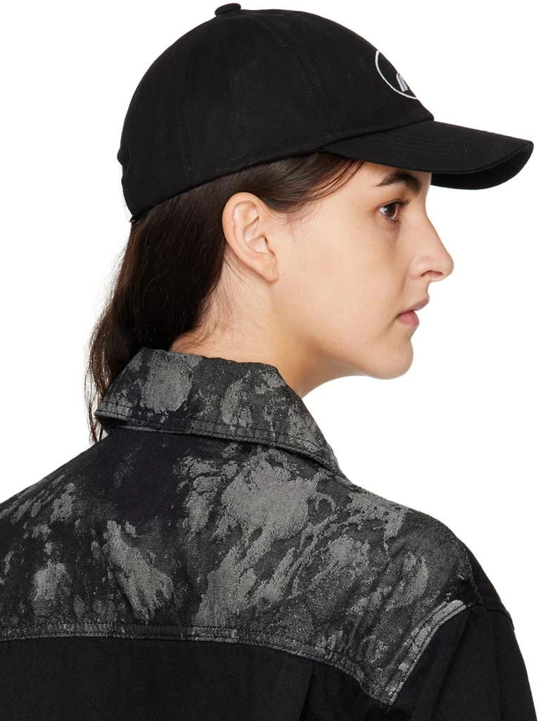 商品We11done|Black Embroidered Cap,价格¥616,第3张图片详细描述
