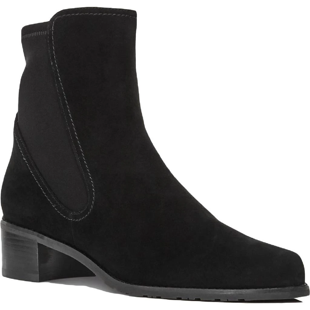 商品Stuart Weitzman|Stuart Weitzman Womens Lynelle Solid Almond Toe Chelsea Boots,价格¥960,第1张图片