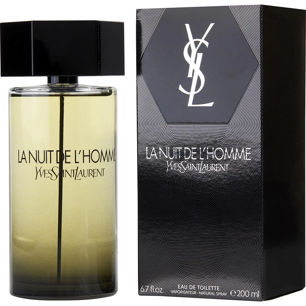 商品Yves Saint Laurent|Yves Saint Laurent 圣罗兰 暗夜男士淡香水 EDT 200ml（新包装）,价格¥608,第1张图片