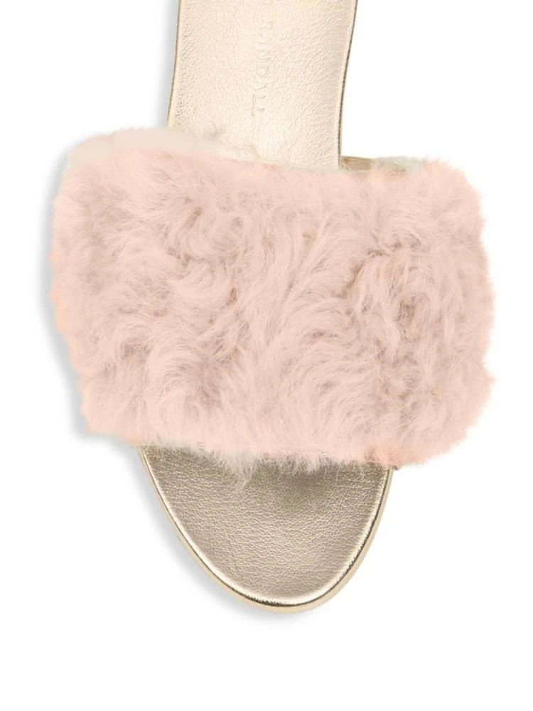 商品Loeffler Randall|Domino Shearling Slide Sandals,价格¥1186,第3张图片详细描述