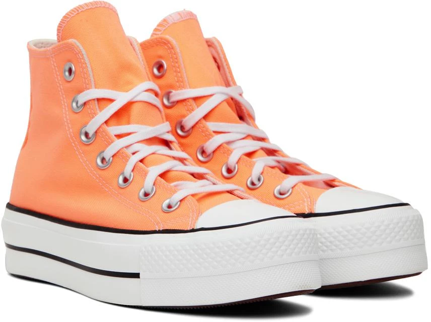 商品Converse|Orange Chuck Taylor All Star Lift Platform Sneakers,价格¥589,第4张图片详细描述