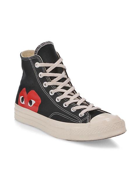 CdG PLAY x Converse Unisex Chuck Taylor All Star High-Top Sneakers商品第2张图片规格展示