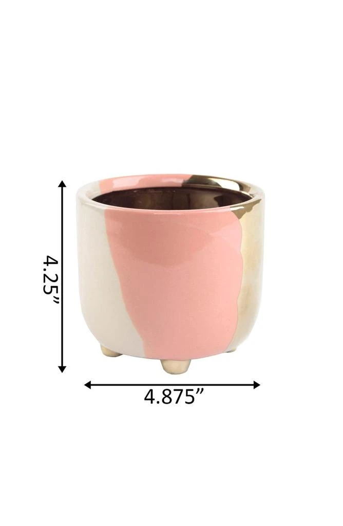 商品FLORA BUNDA|3-Tone Footed Ceramic Planter,价格¥230,第2张图片详细描述