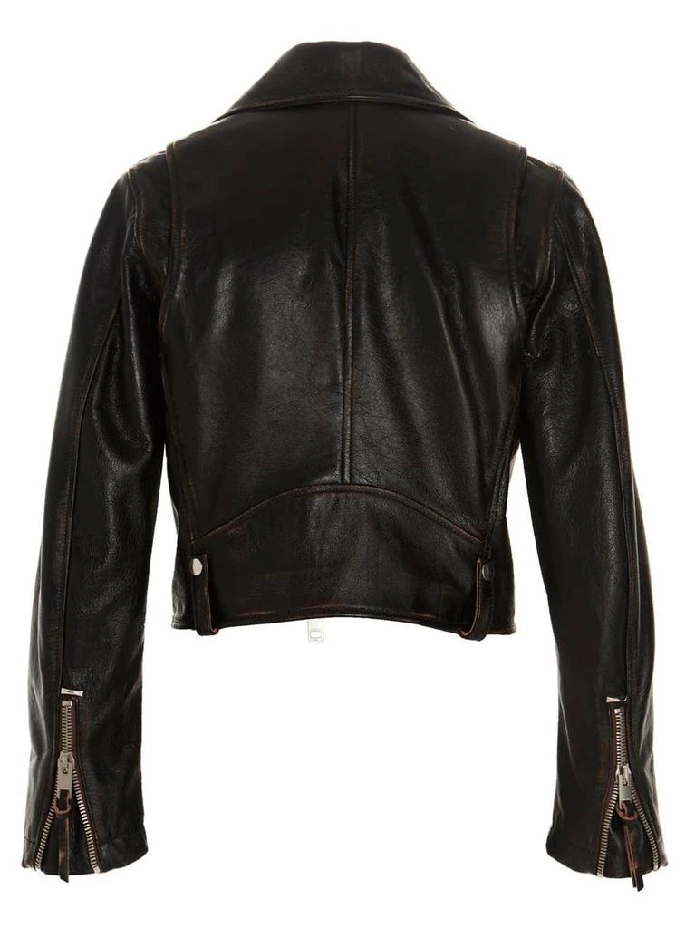 商品Diesel|Diesel L-Edmea-Cl Zipped Leather Biker Jacket,价格¥2481,第2张图片详细描述