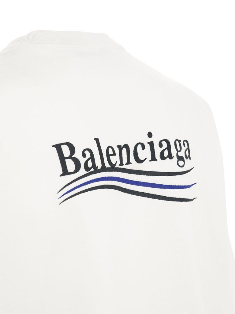 商品Balenciaga|Political Logo Cotton Jersey T-shirt,价格¥5074,第7张图片详细描述