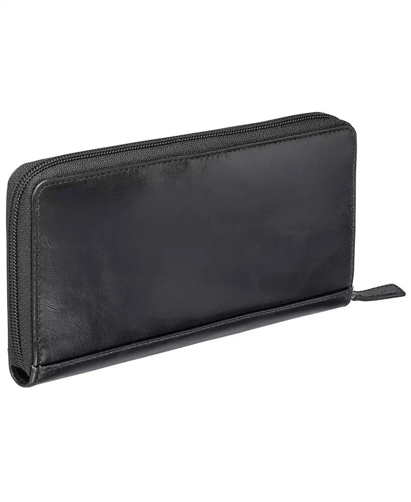 商品Mancini Leather Goods|Men's Casablanca Collection Clutch Wallet,价格¥533,第2张图片详细描述