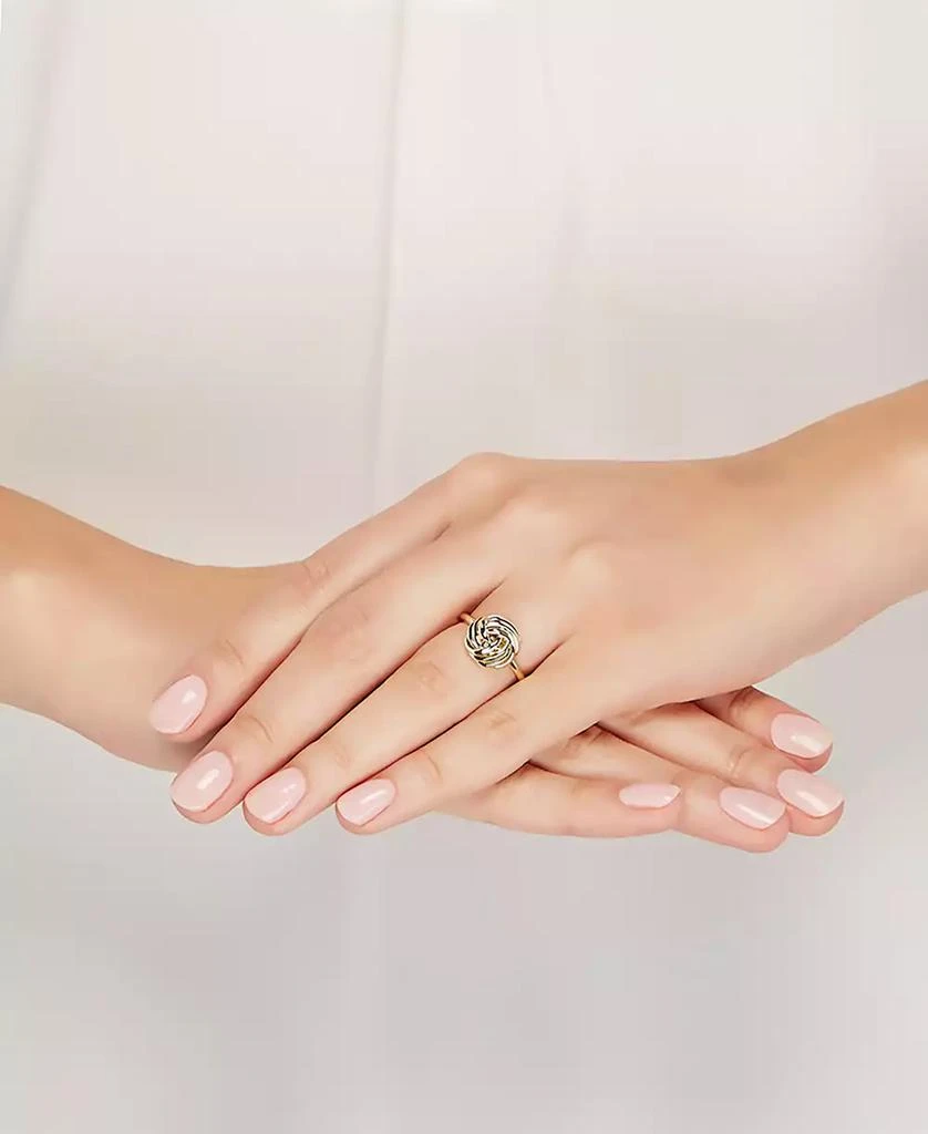 商品Italian Gold|Love Knot Ring in 14k Gold,价格¥2232,第2张图片详细描述