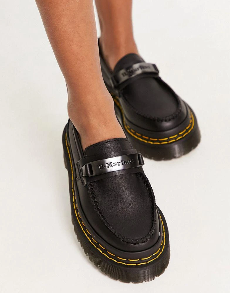 商品Dr. Martens|Dr Martens Penton Bex double stitch loafer in black,价格¥933,第2张图片详细描述