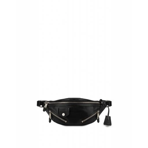 商品Moschino|Biker Calfskin Waist Bag,价格¥6592,第1张图片