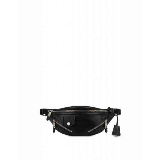 商品Moschino|Biker Calfskin Waist Bag,价格¥6329,第1张图片