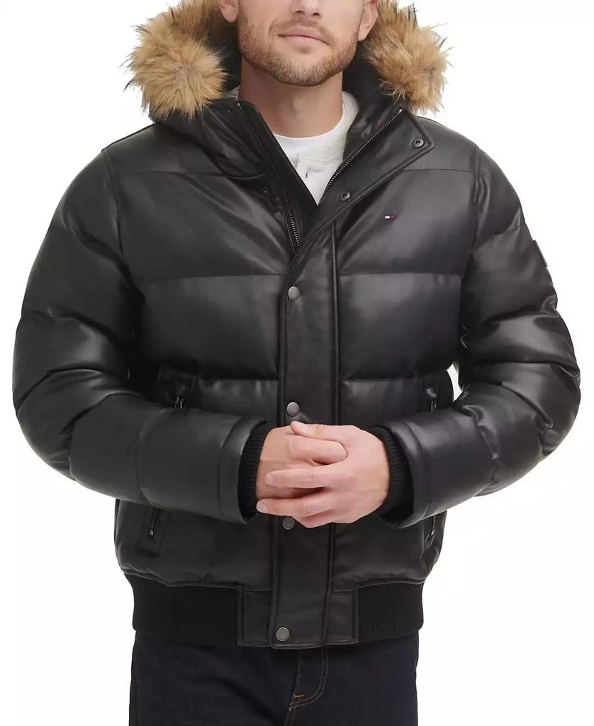 商品Tommy Hilfiger|Men's Quilted Snorkel Bomber Jacket,价格¥987,第1张图片