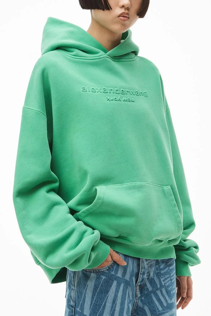 EMBOSSED LOGO HOODIE IN TERRY 商品