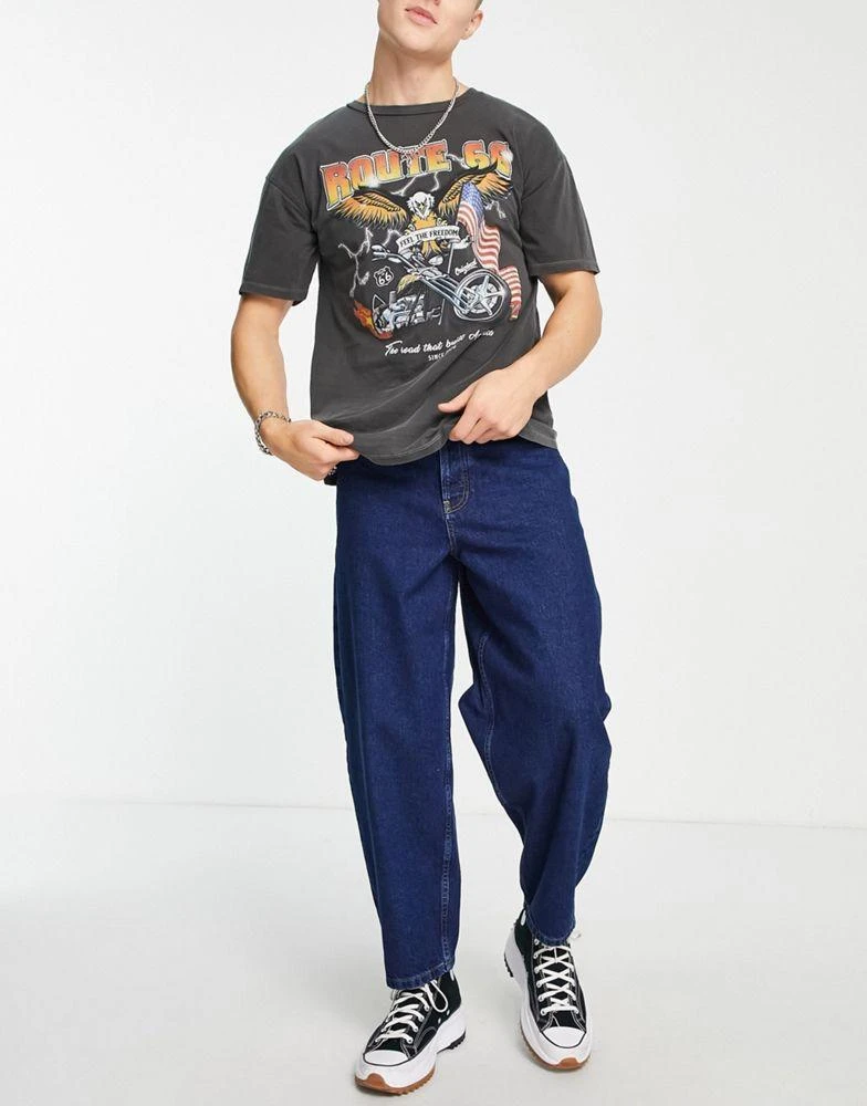 商品Topman|Topman baggy jeans in indigo blue,价格¥189,第1张图片