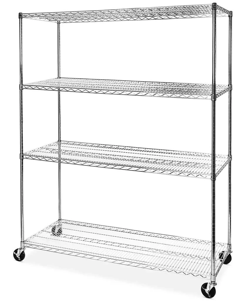 商品Seville Classics|MEGA RACK 4-Tier NSF Steel Wire Shelving,价格¥2724,第1张图片