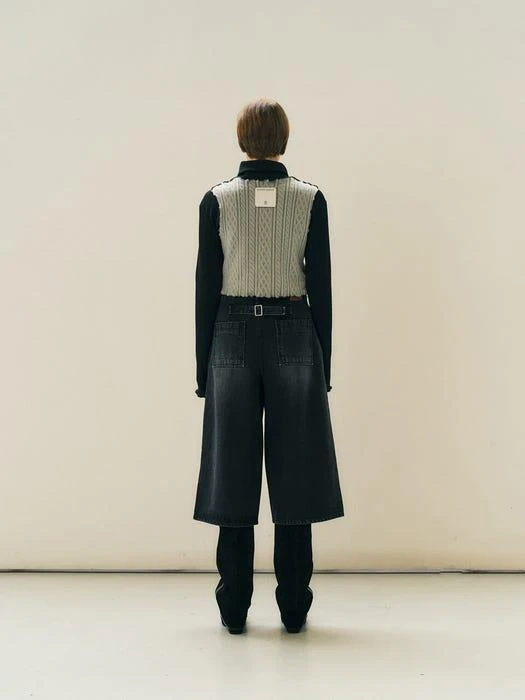 商品MAISONMARAIS|Wool Jersey Vest - Light Grey,价格¥752,第1张图片