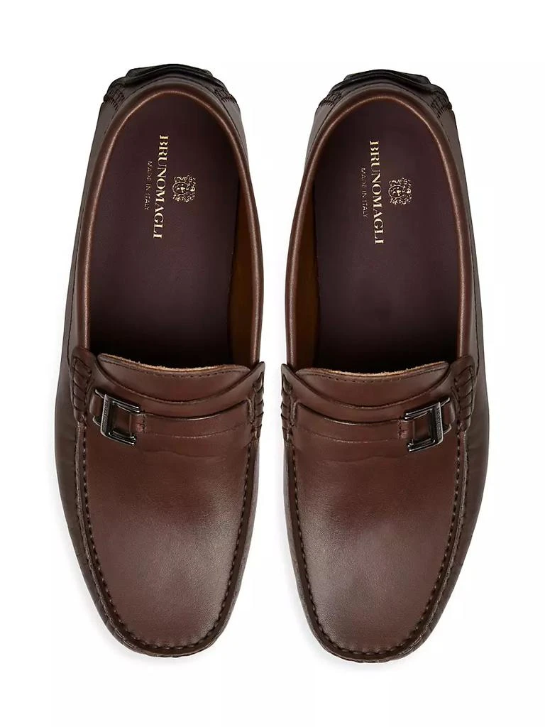 商品Bruno Magli|Xanto Leather Loafers,价格¥1876,第4张图片详细描述