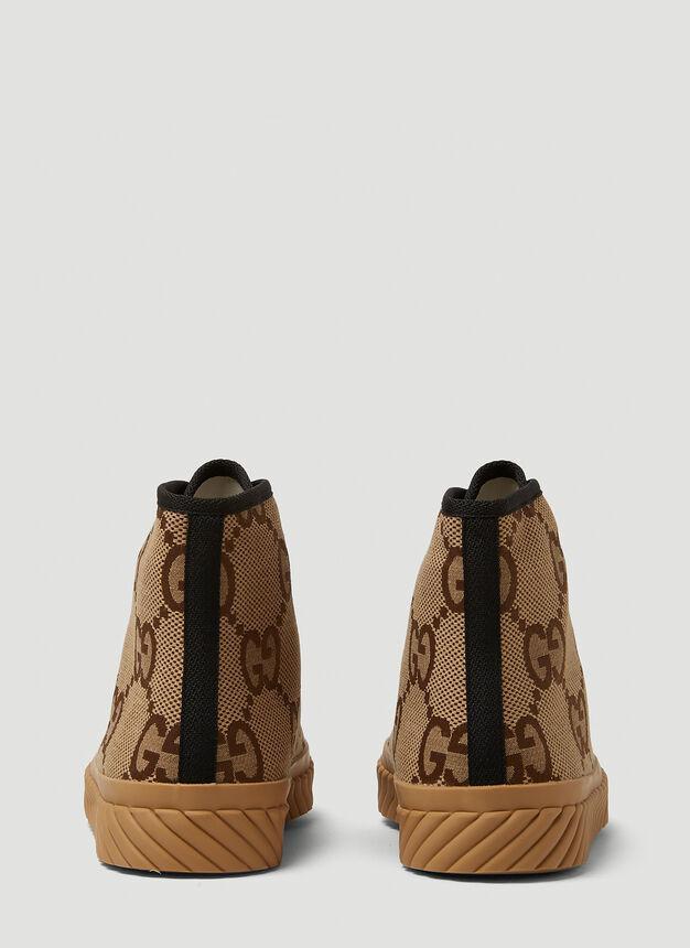 商品Gucci|Tortuga High Top Sneakers in Camel,价格¥5437,第6张图片详细描述