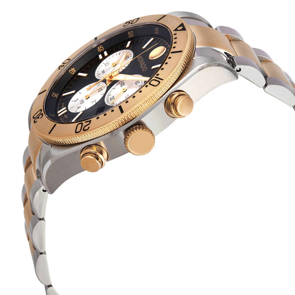 商品Movado|Movado Sport Chronograph Quartz Black Dial Mens Watch 0607441,价格¥3295,第4张图片详细描述