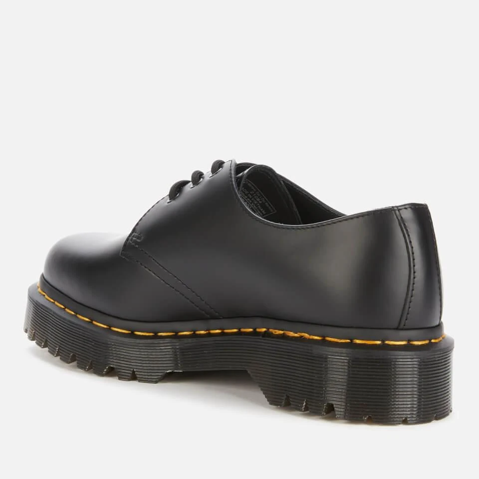 商品Dr. Martens|DR. MARTENS 1461 BEX SMOOTH LEATHER 3-EYE SHOES - BLACK,价格¥1643,第2张图片详细描述
