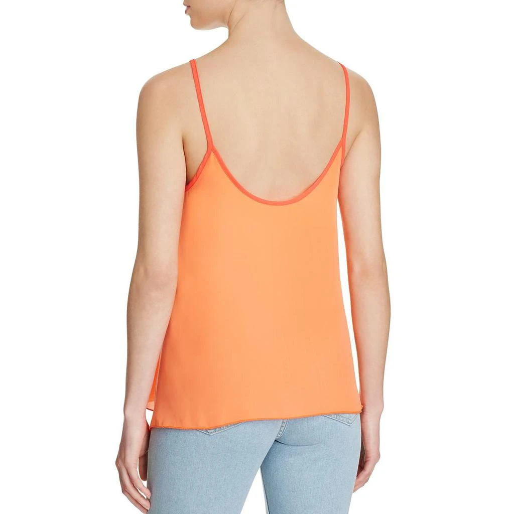 商品AQUA|Aqua Womens Chiffon Contrast Trim Camisole Top,价格¥64,第3张图片详细描述