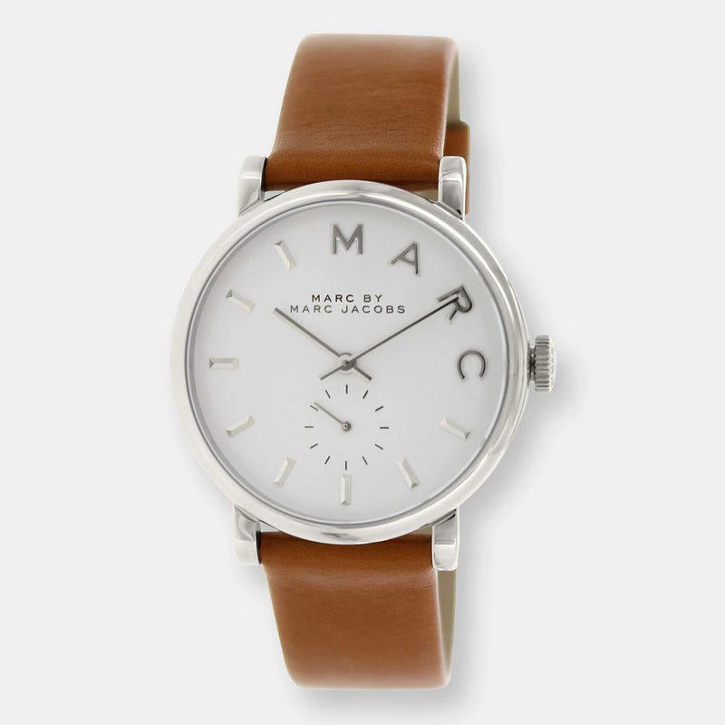 商品Marc Jacobs|Marc by Marc Jacobs Women's Baker MBM1265 Brown Leather Swiss Quartz Fashion Watch ONE SIZE,价格¥1314,第1张图片
