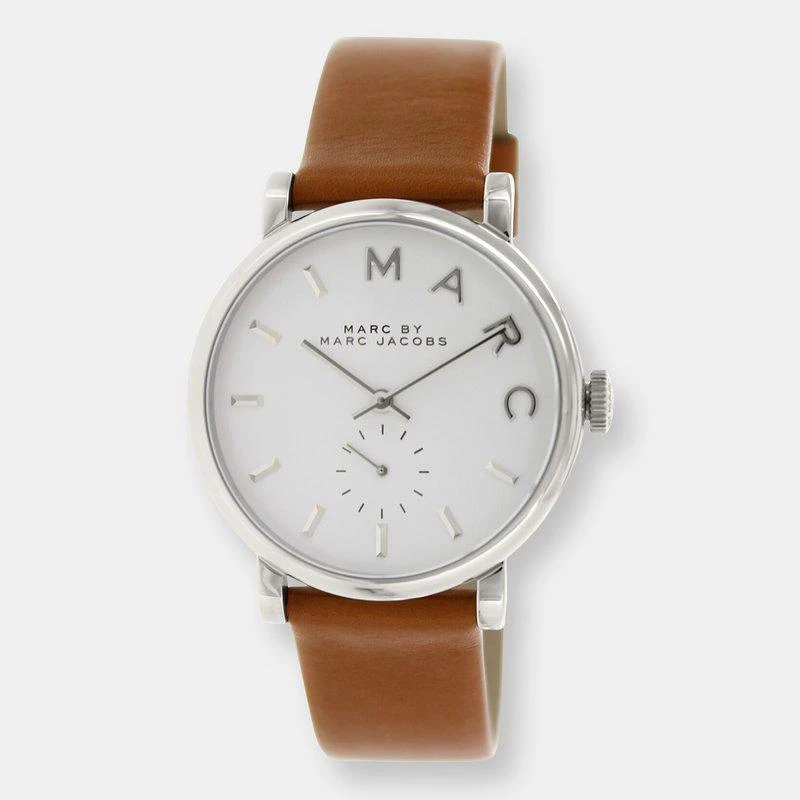 商品Marc Jacobs|Marc by Marc Jacobs Women's Baker MBM1265 Brown Leather Swiss Quartz Fashion Watch ONE SIZE,价格¥1323,第1张图片