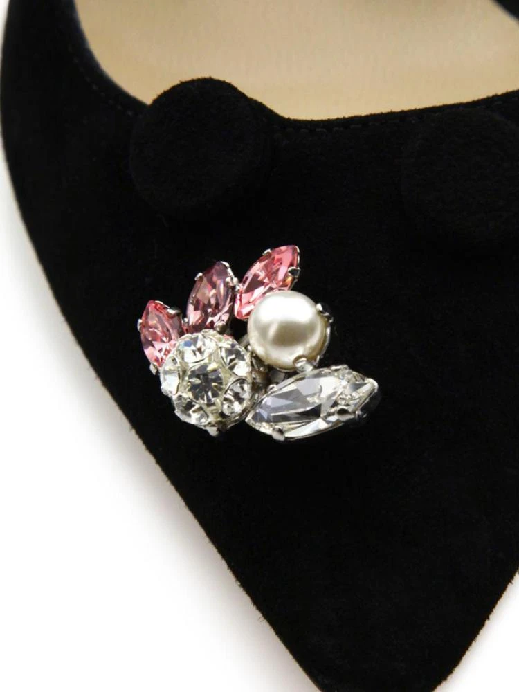 商品Jimmy Choo|Camellia Crystal & Faux Pearl Shoe Charm,价格¥374,第2张图片详细描述