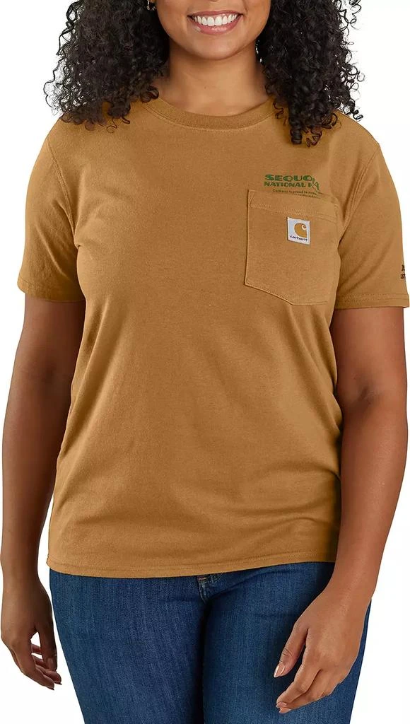 商品Carhartt|Carhartt Women's Sequoia Short-Sleeve Tee,价格¥207,第2张图片详细描述