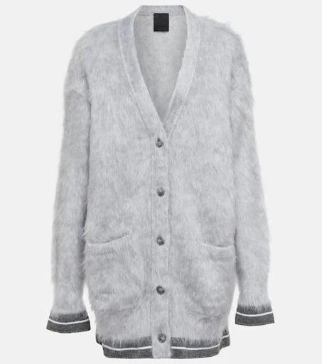商品Givenchy|条纹毛绒大廓形开衫,价格¥11075,第1张图片