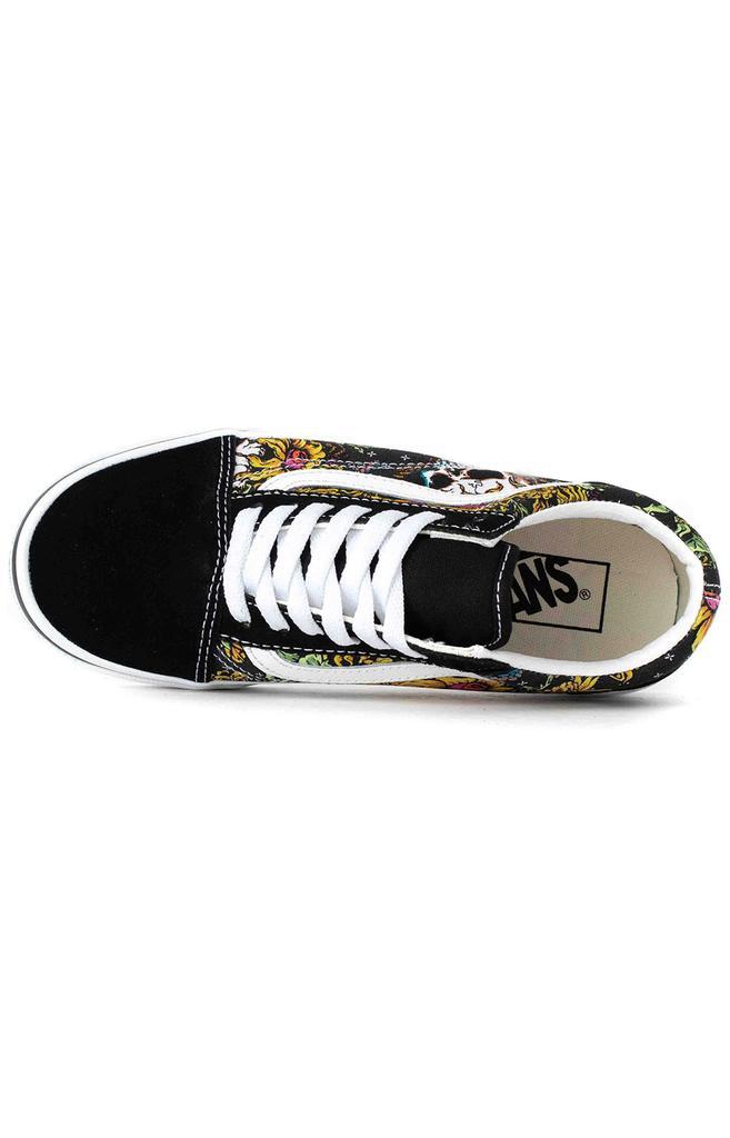 商品Vans|(Q2J640) Beauty Skulls Old Skool Shoes - Black/True White,价格¥237-¥247,第4张图片详细描述