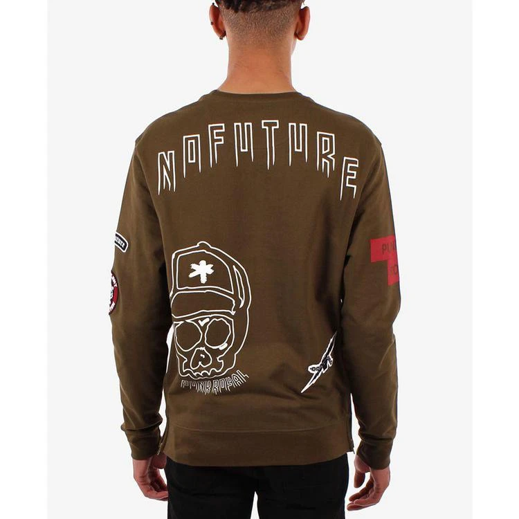 商品Punk Royal|Men's French Terry Graphic Print Sweatshirt,价格¥194,第2张图片详细描述