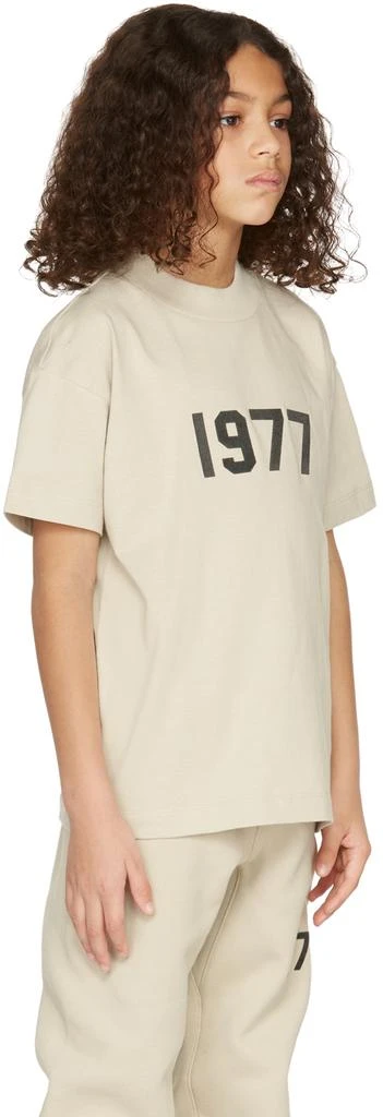 Essentials Kids Beige '1977' T-Shirt 3