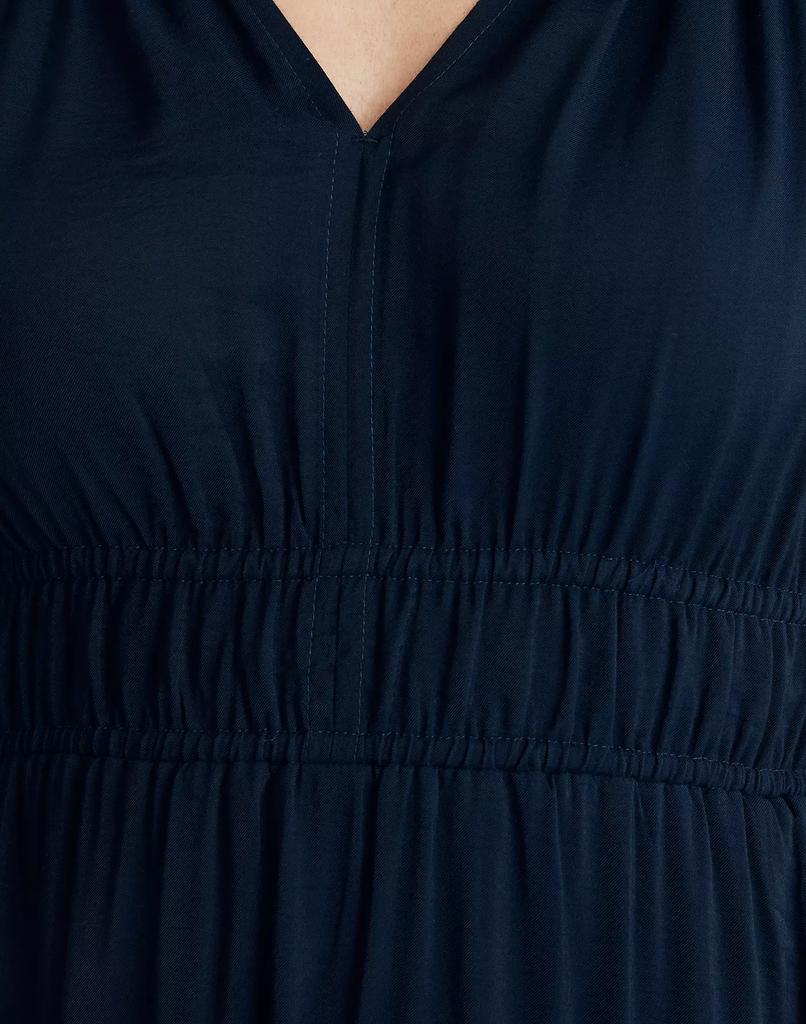 商品Madewell|Sophia Split-Neck Short-Sleeve Midi Dress,价格¥1029,第6张图片详细描述