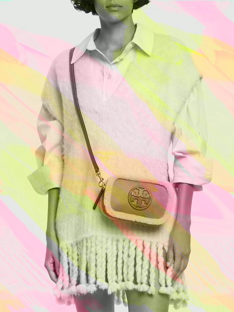 商品Tory Burch|Mini Miller Shearling Crossbody Bag,价格¥3005,第1张图片