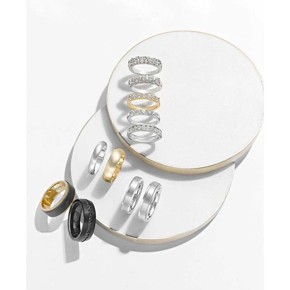 商品Triton|Raw Men's Band in Tungsten and 18k White, Yellow or Rose Gold,价格¥25000,第5张图片详细描述