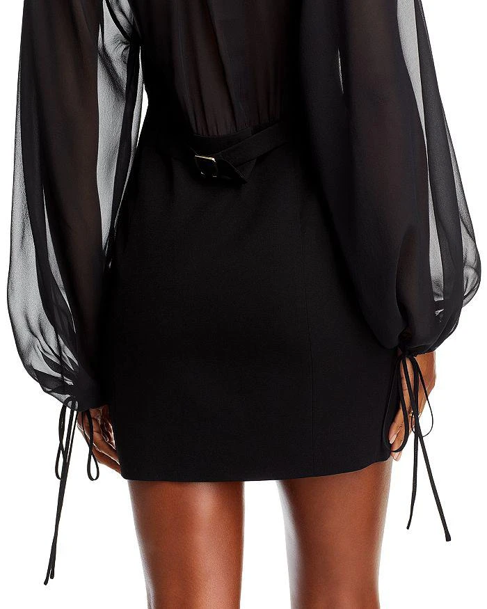 商品FRAME|Sheer Sleeve Blazer Dress,价格¥6010,第5张图片详细描述