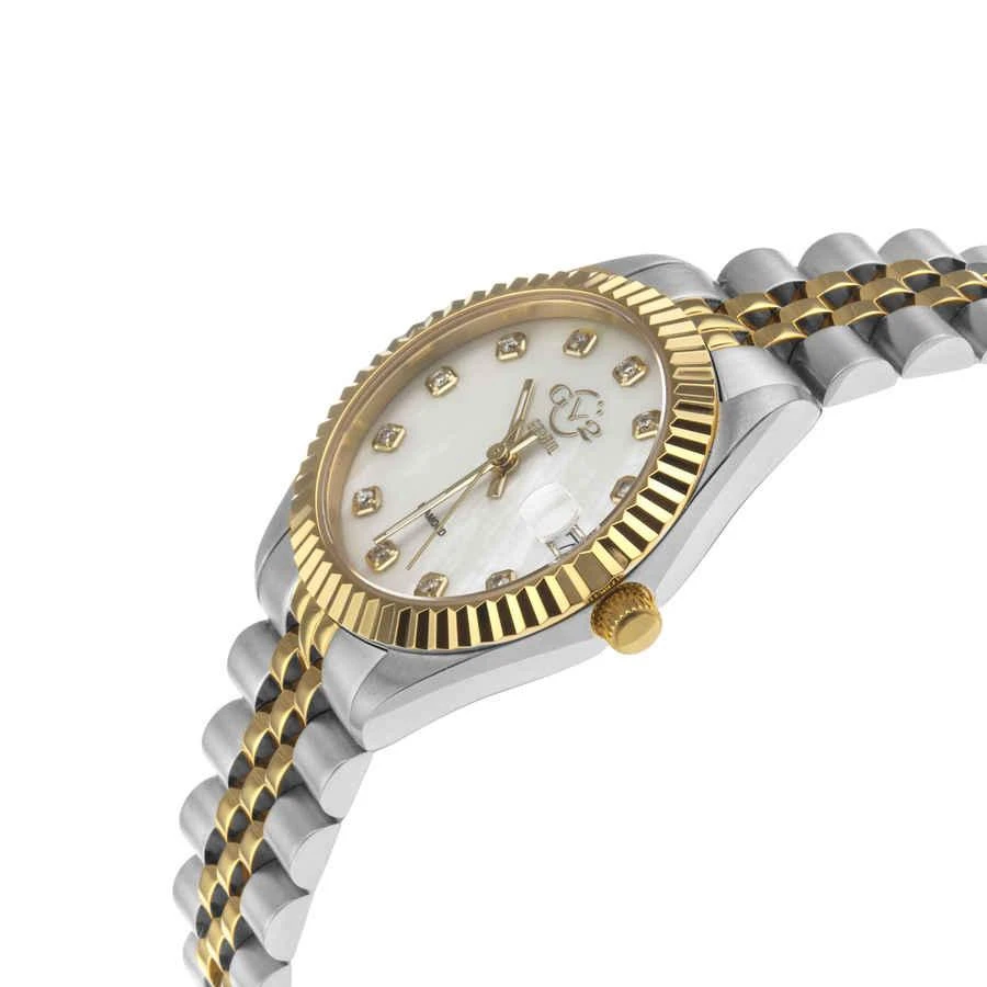 商品Gevril|Naples Quartz White Dial Two-tone Ladies Watch 12404,价格¥3313,第2张图片详细描述