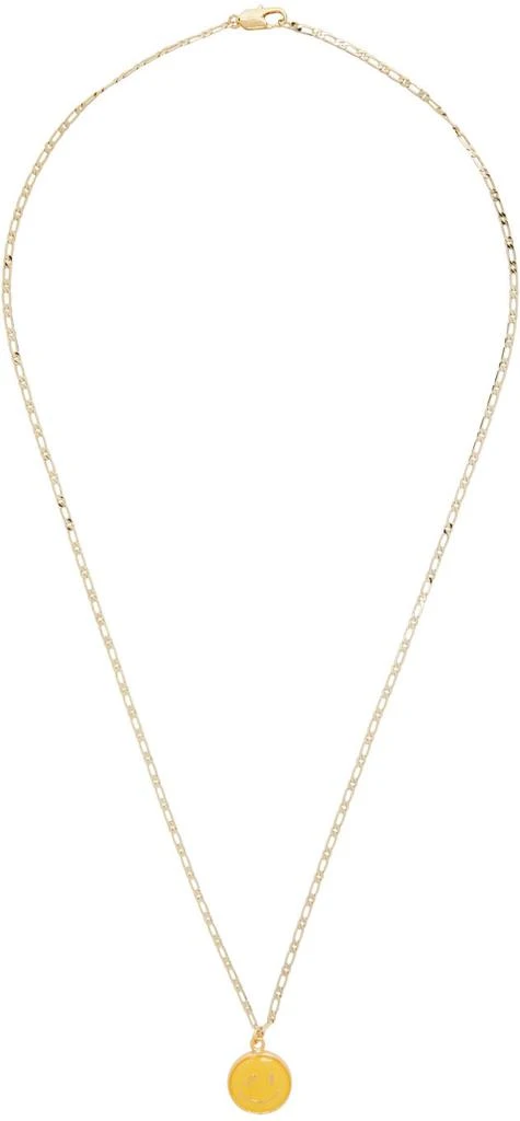 商品We11done|Gold Smiley Necklace,价格¥317,第1张图片详细描述
