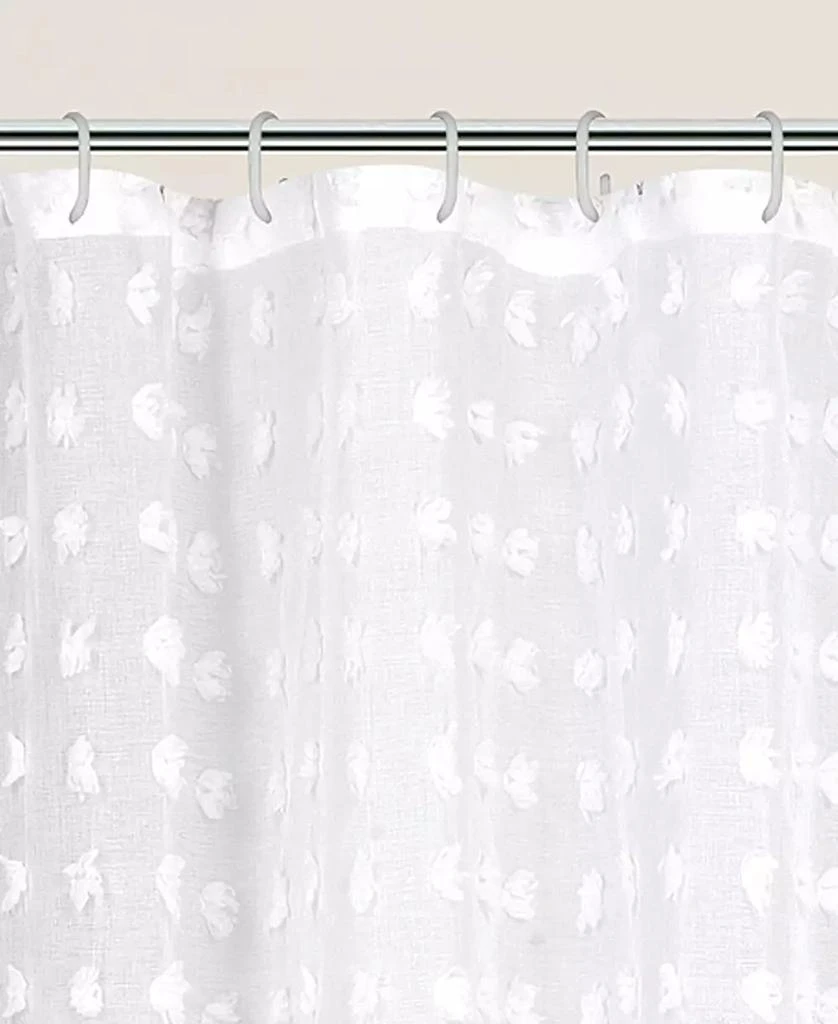 商品Dainty Home|Cut Flower Shower Curtain With 3D Puffs,价格¥180,第3张图片详细描述