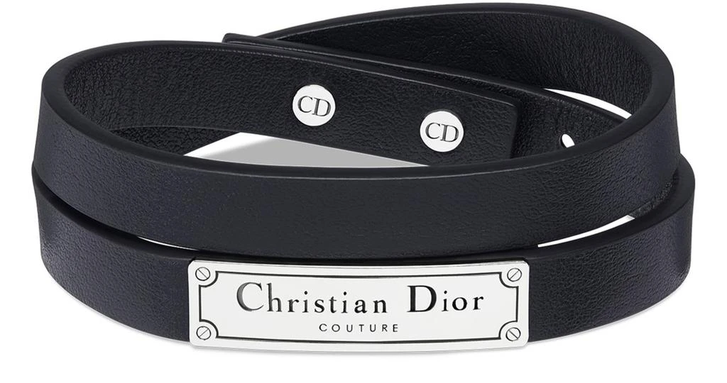 商品Dior|Christian Dior Couture Leather Double Bracelet,价格¥4382,第2张图片详细描述