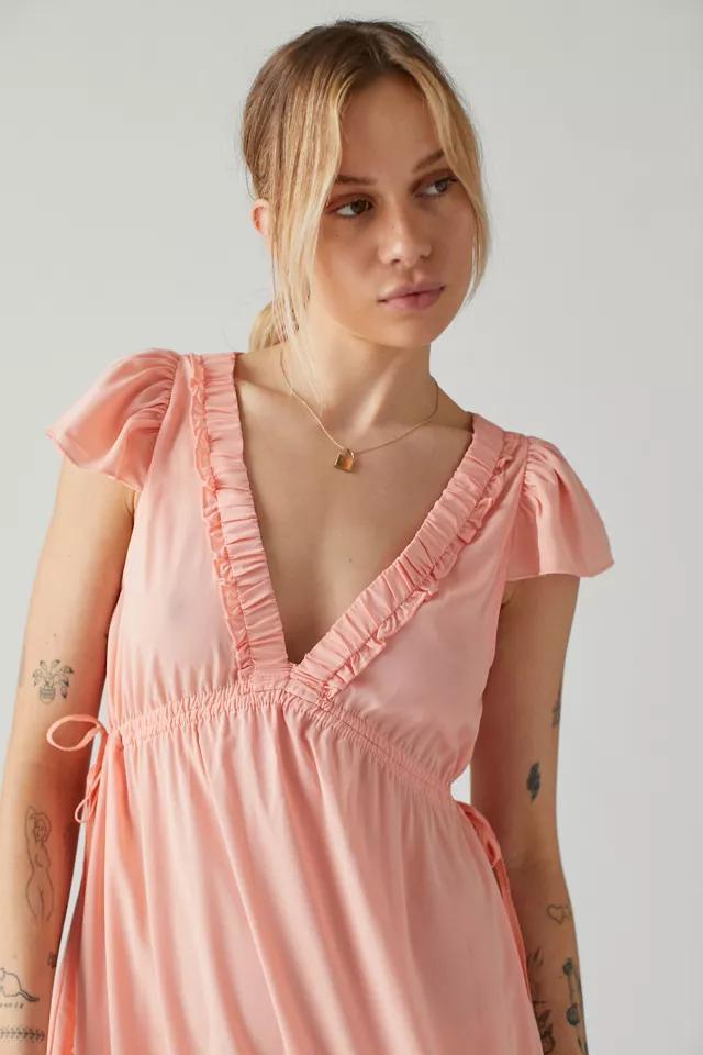 商品Urban Outfitters|Urban Renewal Remnants Tiered Mini Dress,价格¥259,第4张图片详细描述