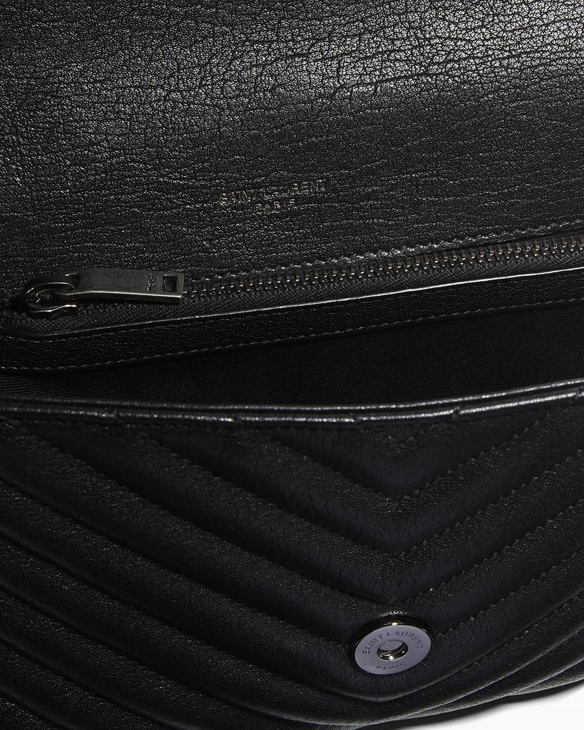 College Medium Matelasse Lambskin V-Flap Crossbody Bag商品第3张图片规格展示