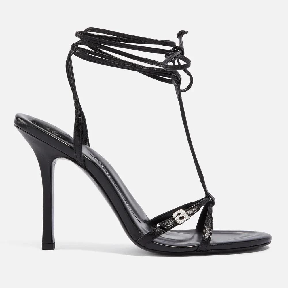 商品Alexander Wang|Alexander Wang Women's Lucienne 105 Leather Heeled Sandals,价格¥6140,第1张图片