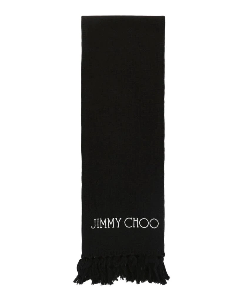 商品Jimmy Choo|Wool Logo Printed Scarf,价格¥1993,第1张图片