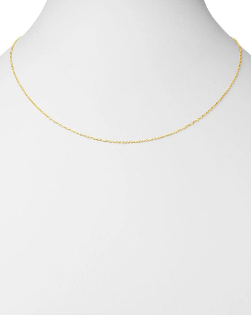 商品Bloomingdale's Fine Collection|Mirror Cable Link Chain Necklace in 14K Yellow Gold - Exclusive,价格¥2084,第2张图片详细描述